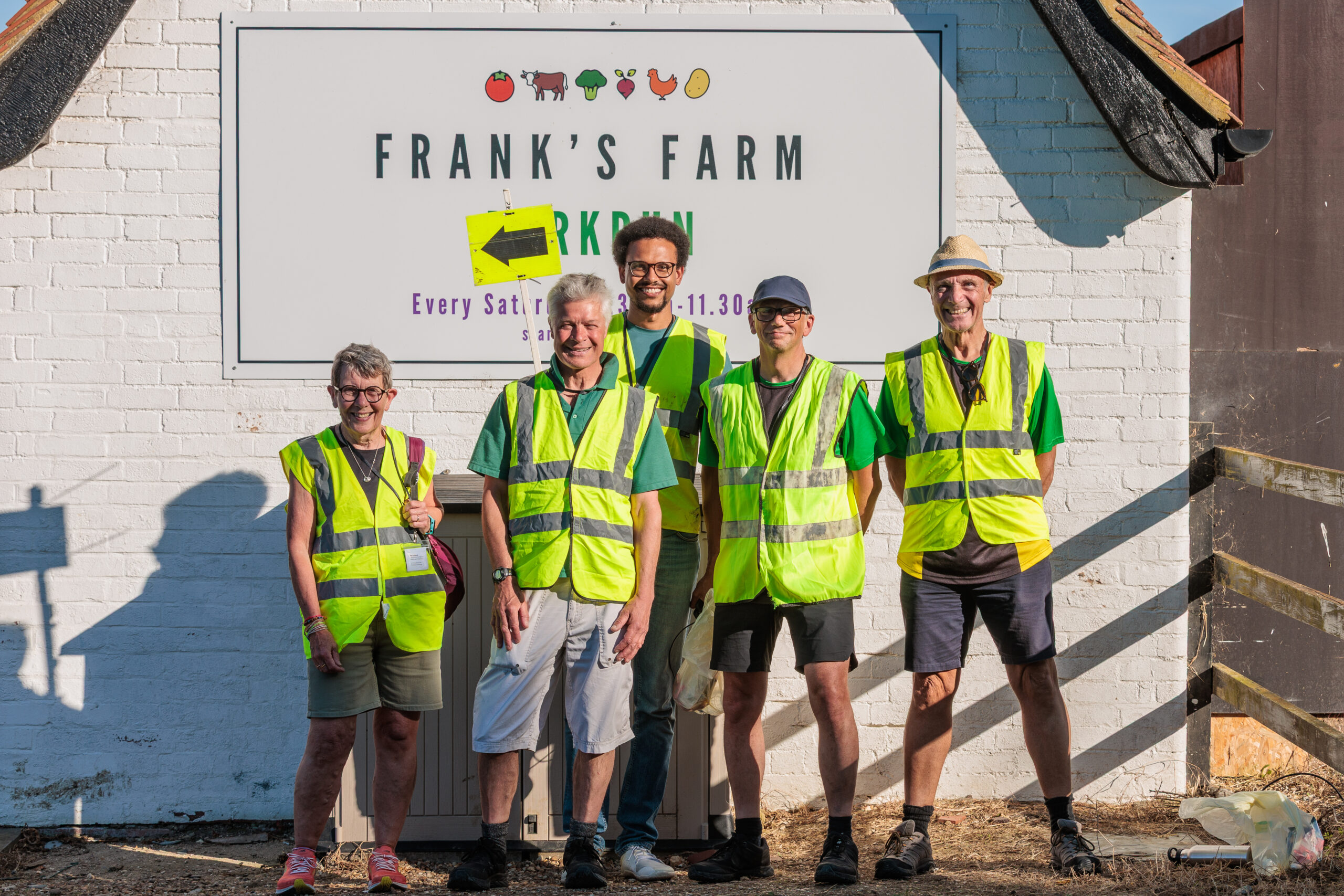 Volunteers at Frank's Farm Five
